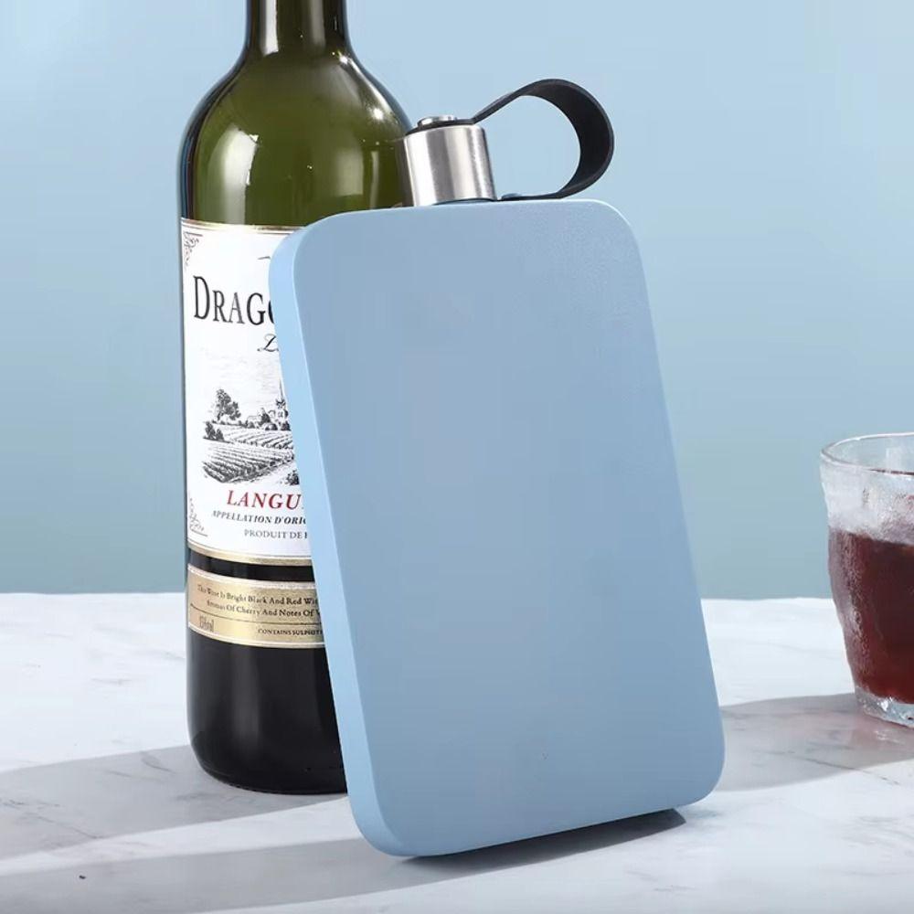 Large Capacity Wine Flask 500ml Whiskey Bottle Practical Portable Hip Flask  Outdoor Use