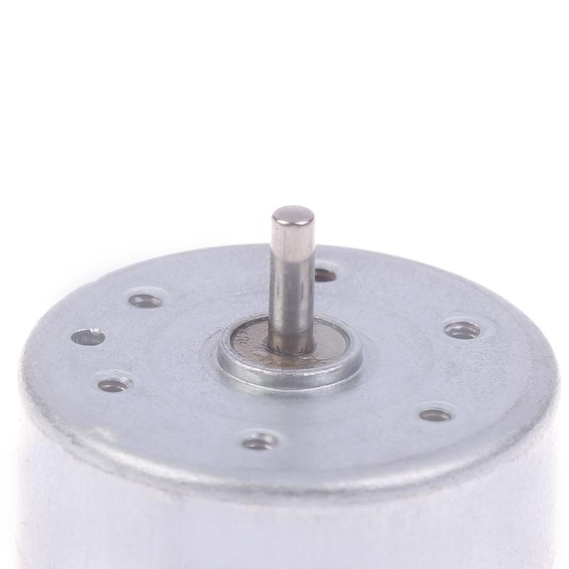Rf-300Ea-1D390 Dc 1.5V 3V 5V 6V 7250Rpm Mini Mute 24Mm Round Spindle Motor Precious Metal Brush Engine Diy Solar Power Toy Model