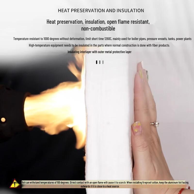 Asbestos-Free High-Temperature Aluminum Silicate Insulation Blanket