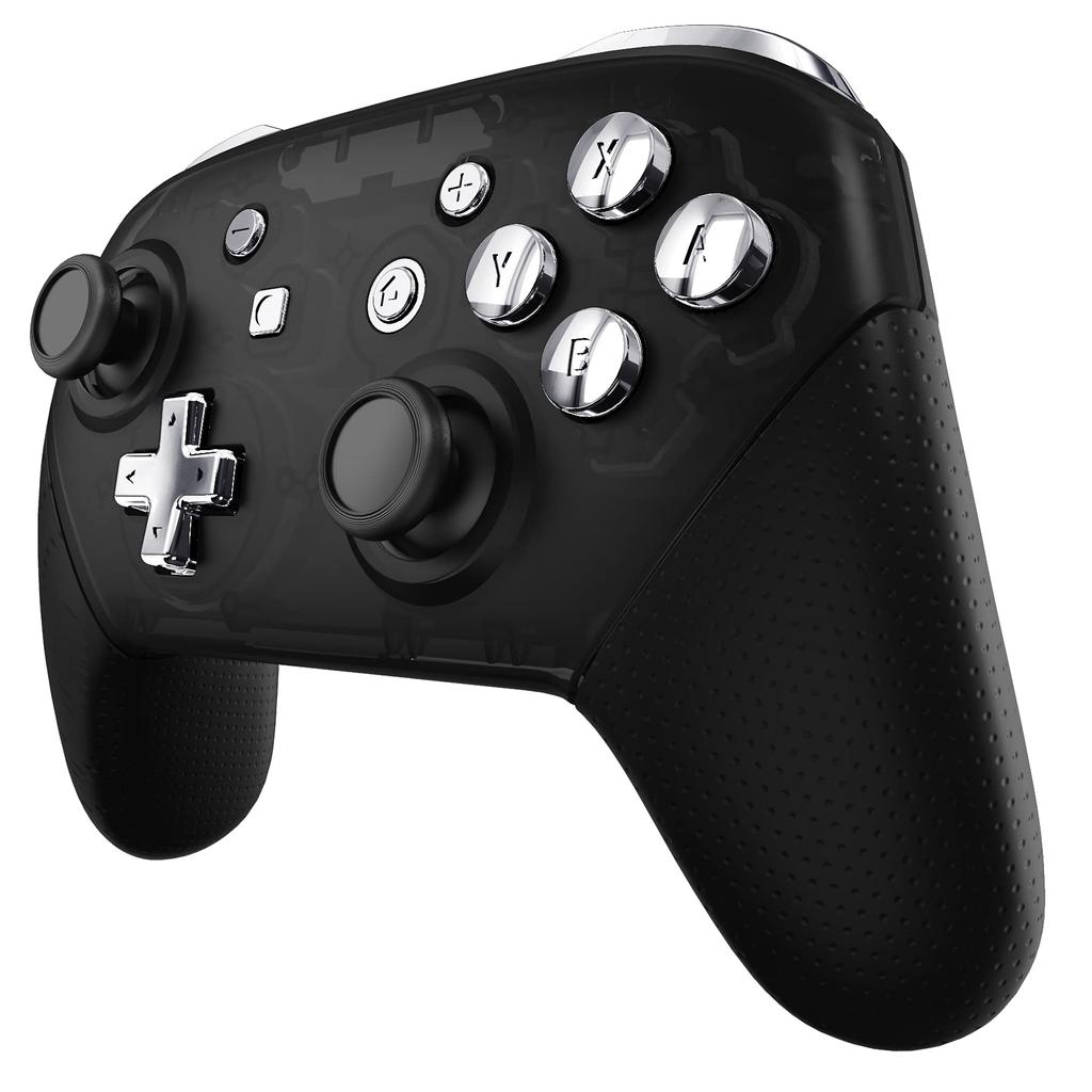 Полный набор кнопок для eXtremeRate switch pro ABXY ZR ZL LR кнопки для pro controller switch controller в комплект не входят (металлический хром) контроллер,