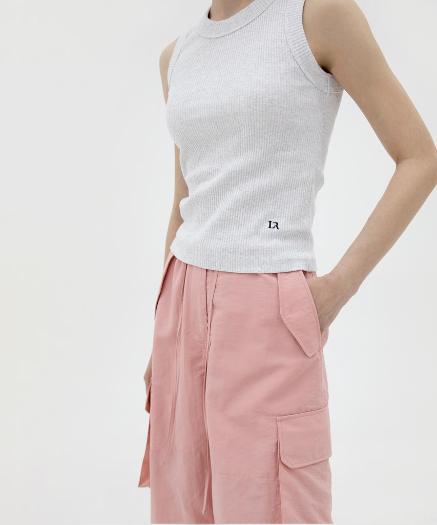 Брюки-карго Leuba Comfort String - Пыльно-розовые