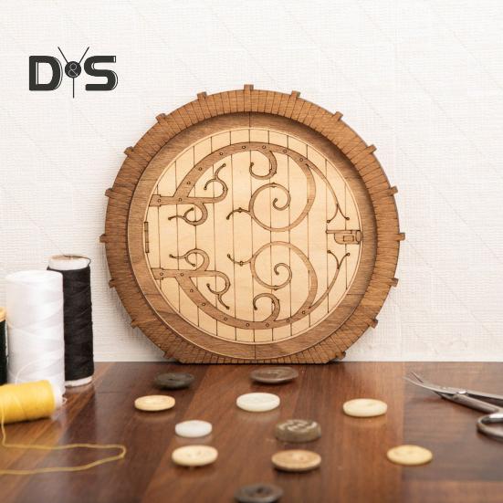 Мини деревянная дверь, дверь в виде сказочного домика, дверь в стиле ретро с микроландшафтным декором для поделок своими руками, миниатюрные книжные полки для сада