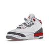 Детские кроссовки Air Jordan 3 Retro GS Fire Red 2022 White Cement-Grey Black DM0967-160