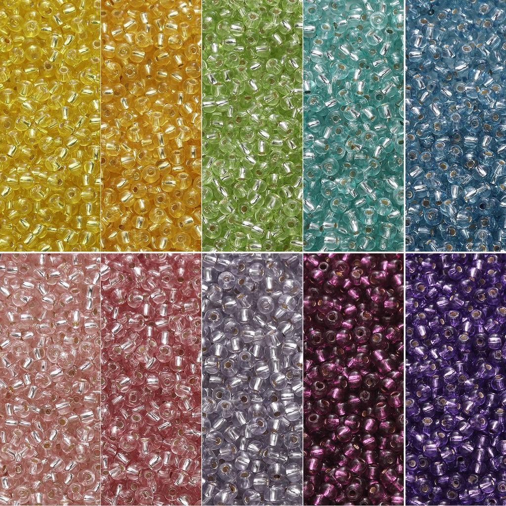 300Pcs Domestic High-Quality Glass Seed Beads Lnterval Scattered Beads For DIY Bracelets Necklaces Jewelry Making