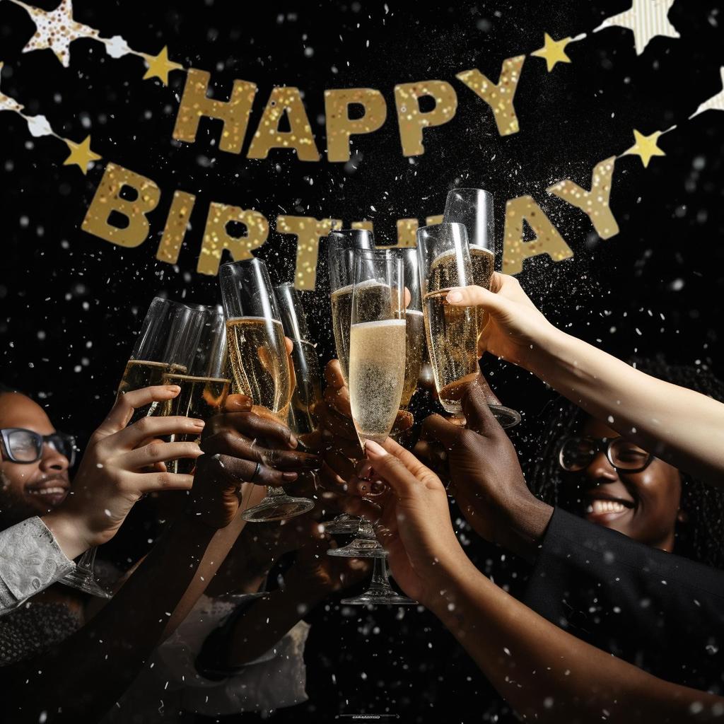 Баннер с днем рождения Украшения на день рождения для вечеринки по случаю дня рождения Украшения на день рождения Знак с днем рождения