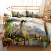 World Dinosaurs Children Duvet Cover Set EU Single Double King US Twin Full Queen Size  Bed Linen Set