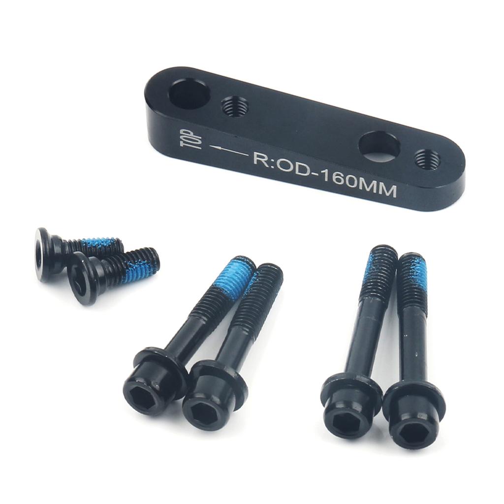 Велосипеды Flat Mount Disc Brake Adapter Set Алюминиевые сплавы Тормозные скобы для шоссейных велосипедов Аксессуары