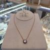 Atria Round Cubic Line Mini Necklace JTONEFR0018