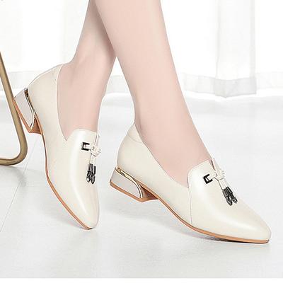 Мягкая кожаная женская обувь для мам, осенний стиль, обувь для женщин среднего и пожилого возраста, удобная мягкая подошва, не утомляющая ноги