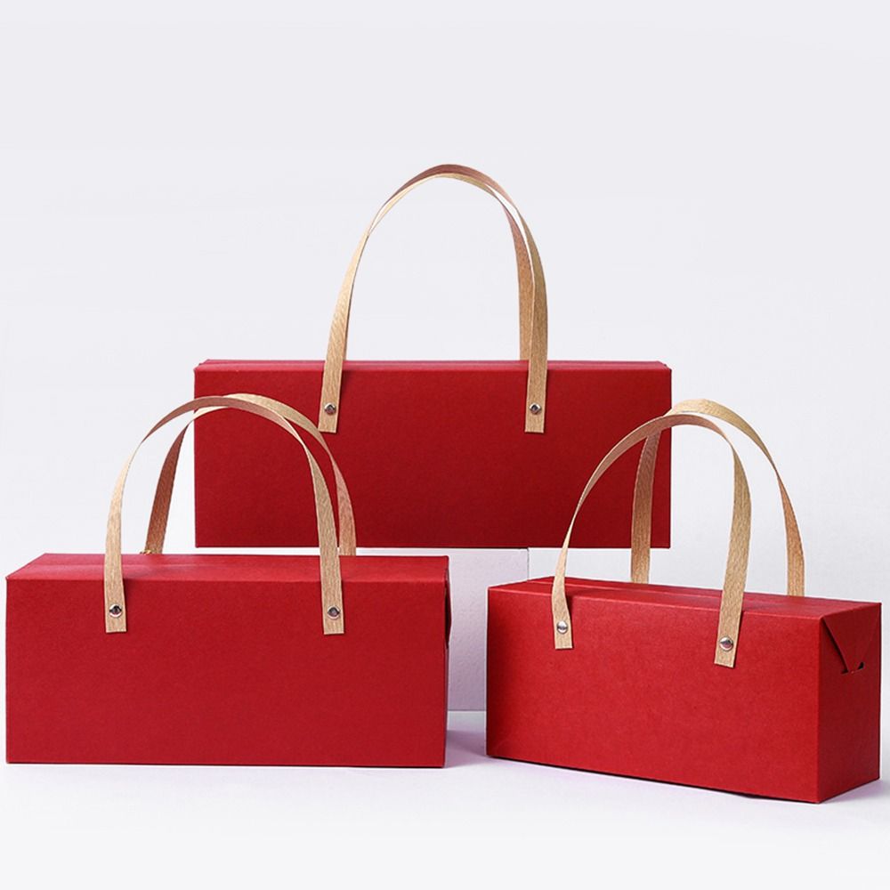 Party Bags Kraft Paper Shopping Bags Paper Paper Bags NEW Kraft Paper Candy Box  Wedding