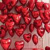 Qixi Valentine's Heart Foil Balloon for Wedding, Engagement, Birthday, or Celebration Decorations