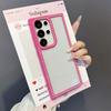 Bling Diamond Phone Case For Samsung S25 S24 FE S23 Ultra A56 A36 A16 A06 A15 Transparent Acrylic Girl's Gift Shiny Hard Cover