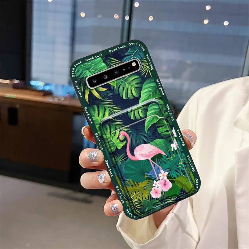 Противоударный силиконовый чехол для телефона Samsung Galaxy S10 5G/SM-G977N Мягкий чехол Обложка Милый Противоударный Слот для карт Задняя крышка
