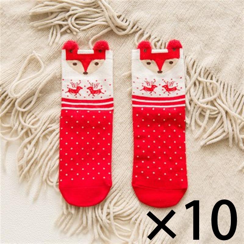 Зимние подростковые рождественские носки, мультяшные носки, рождественский подарок