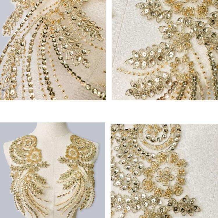 2 шт. Бахрома Бисер Пайетки Нашивки Роскошные Декоративные Аксессуары для Креативных Любителей Моды