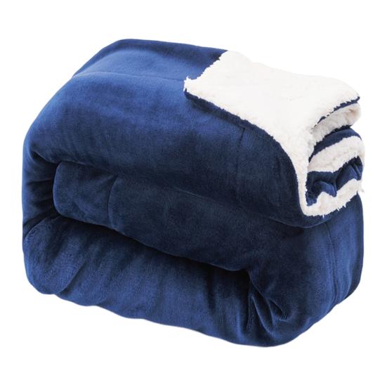 Yousheng Фланелевое одеяло Утолщенное Двухслойное Удобное на ощупь Одеяло Эластичный край Зимнее Теплое Плюшевое Одеяло Накидка на диван