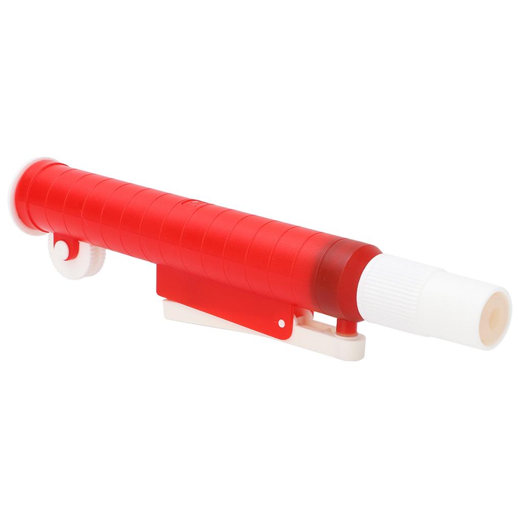 Pipette Pump Filler Pipette Pump Filler for Disposable Plastic and Glass Pipettes 25ml Red