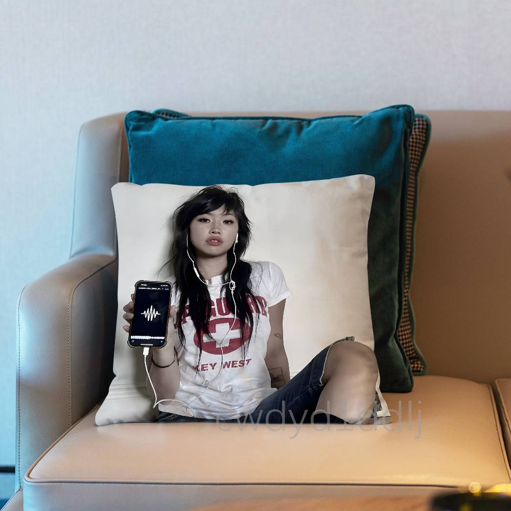 Beabadoobee Beatopia Pillow Case Cover Square Sofa With For Pattern Comfortable Cushion suitable Of Room