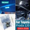 Для Toyota Land Cruiser Prado 120 FJ120 2003 2004 2005 2006 2007 2008 2009 Автомобильный светодиодный салонный фонарь Свет зеркала в козырьке Аксессуары