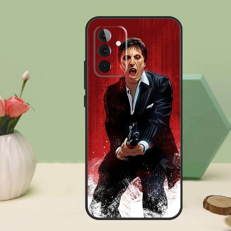 Чехол Scarface Tony Montana для Samsung Galaxy A16 A55 A35 A15 A32 A12 A22 A52 A54 A34 A14 A56 A36 A26 A13 A53 A06