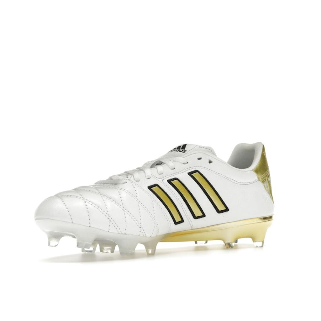 Toni Kroos X Adidas 11Pro FG White Gold Metallic Men Sneakers Cloud-White Core-Black JH6410