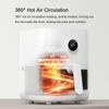 Интеллектуальная фритюрница 220 В, электрическая фритюрница без масла, антипригарное покрытие, 24-часовой таймер, интеллектуальная духовка для картофеля фри объемом 4 л, экран OLED