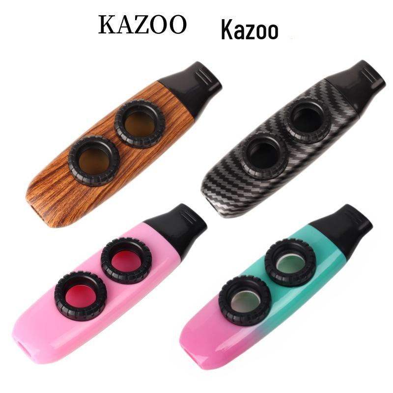 Double Hole Kazoo Flute for Guitar/Ukulele Accompaniment - Beginner Friendly