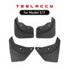 Для Tesla Model Y 3 колеса автомобиля Брызговики Брызговики переднее и заднее крыло новое обновление TPE брызговики