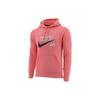 Nike Hooded Pullover Printed Letter Sweatshirt Men Sweatshirt Pink CW4383-603