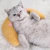 U-образная подушка для питомца Подушка для сна кошки Мягкая плюшевая подушка для поддержки шеи Подушка для уютного сна питомцев для щенков и котят