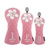 Soft And Durable Golf Club Protector Sakura Pattern Wood Headcover Golf Head Cover  Driver Fairway
