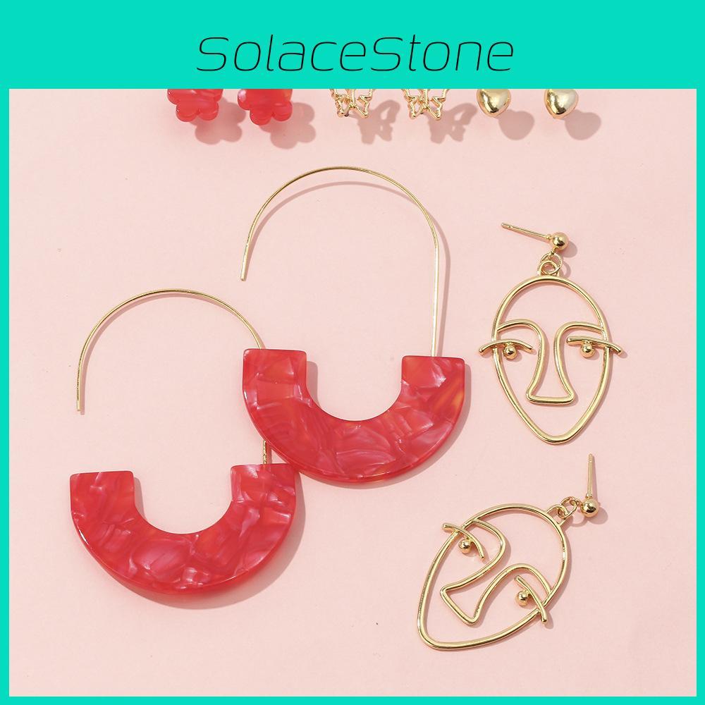 Cartoon Gorgeous Alloy Character Earrings For Women Ideal Gifts For Occasions Various