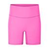 Nude Feel High Waist Yoga Shorts Outwear Thin Quick-Drying Sports Shorts Women's Tight Three-Point Fitness Shorts Women's Hip Lifting