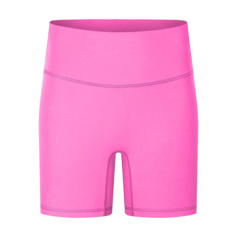Nude Feel High Waist Yoga Shorts Outwear Thin Quick-Drying Sports Shorts Women's Tight Three-Point Fitness Shorts Women's Hip Lifting