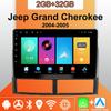 Android Carplay автомобильное радио для Jeep Grand Cherokee 2004-2005 мультимедийный проигрыватель головное устройство стерео GPS навигация BT WIFI 2+32 ГБ