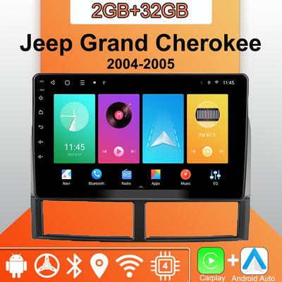 Android Carplay автомобильное радио для Jeep Grand Cherokee 2004-2005 мультимедийный проигрыватель головное устройство стерео GPS навигация BT WIFI 2+32 ГБ