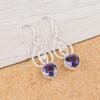 Iolite Gemstone 925 Sterling Silver Jewelry Handmade Drop/Dangle Earrings 2.00" EE-32-2