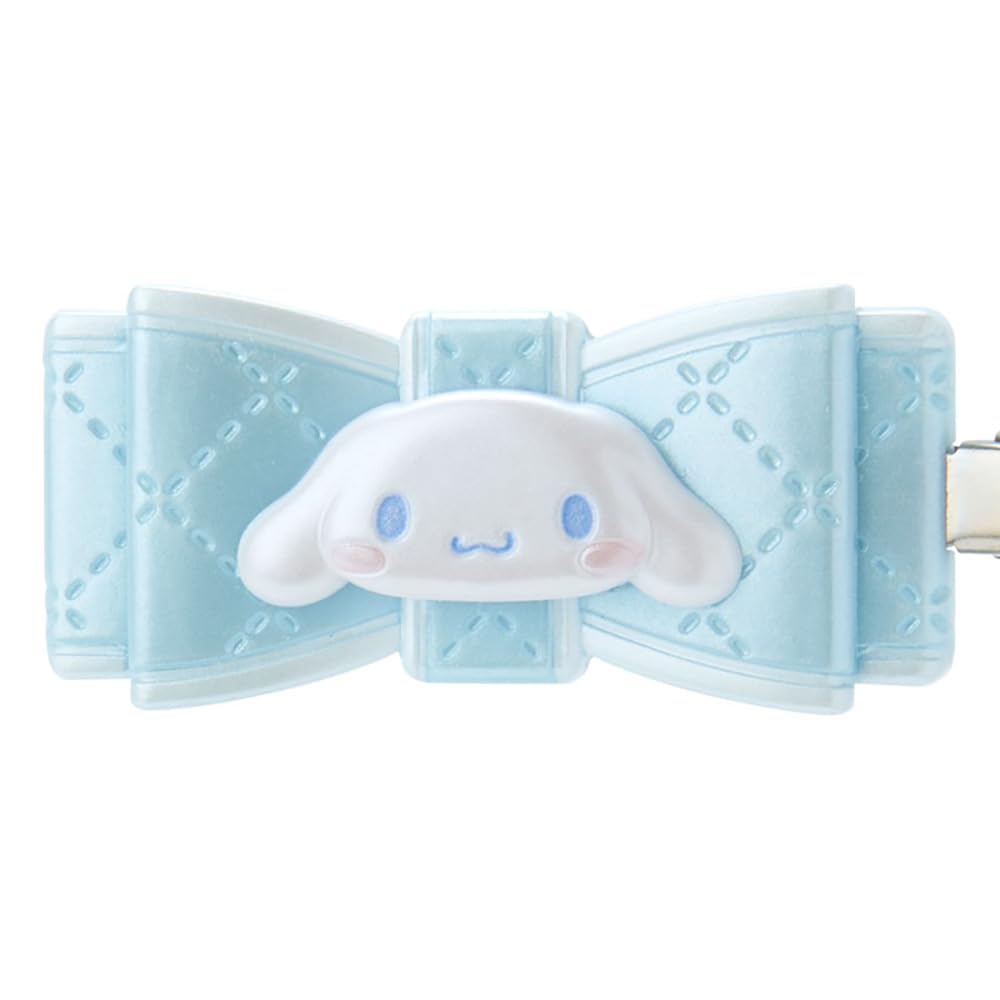 Sanrio Sanrio Bangs Clip Quilted Ribbon Hair Clip Cinnamoroll Cinnamon x x Character 027162 SANRIO (SANRIO) 2.5 5.5 0.7cm