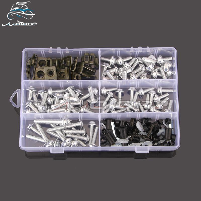 201 PCS Motorcycle Fairing Bolt Screw Nut Clip Kit Bodywork for CBR600RR CBR600 F2 F3 F4 F4I F5 CBR929/954 CBR1000RR