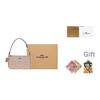 Coach Nolita 19 Микрологотип Застежка-молния Синтетическая кожа Сумка для маджонга Ручная сумка на плечо Маленькие женские сумки Бежевый CW426-SVPWH