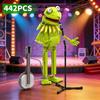 442pcs Kermits The Frog Funny  Model Building Blocks DIY Bricks Creative Action Figures  Idea Christmas Gifts Kids Toy Birthday