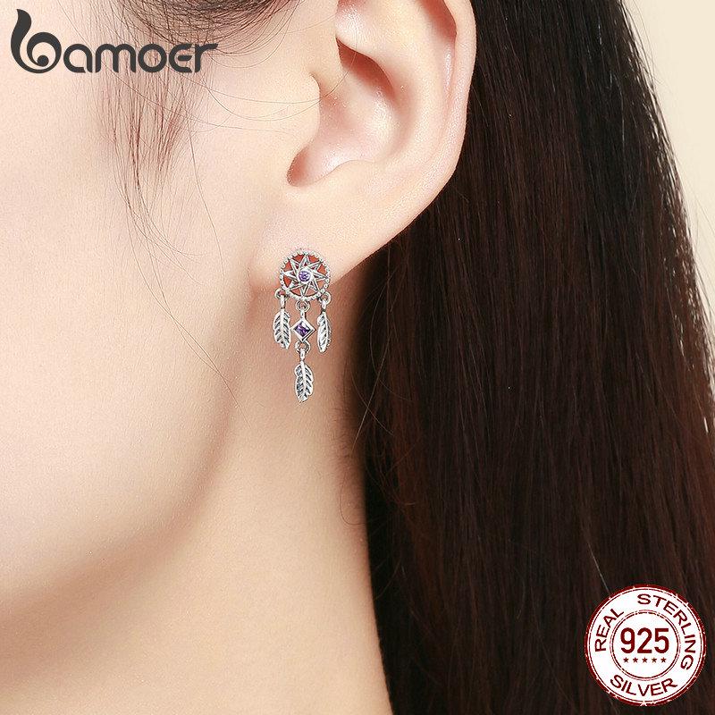 Женские серьги " Ловец снов"