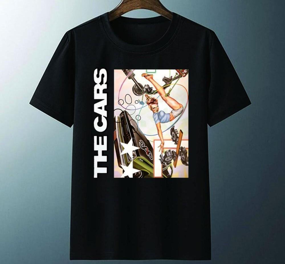 Винтажная Черная Хлопковая Футболка The Cars True Stories Love Music Полного Размера Унисекс UR187 Унисекс Футболка
