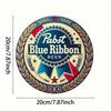 Винтажная металлическая жестяная вывеска пива Pabst Blue Ribbon 8x12 дюймов Ретро Декор стены для мужской берлоги Бара