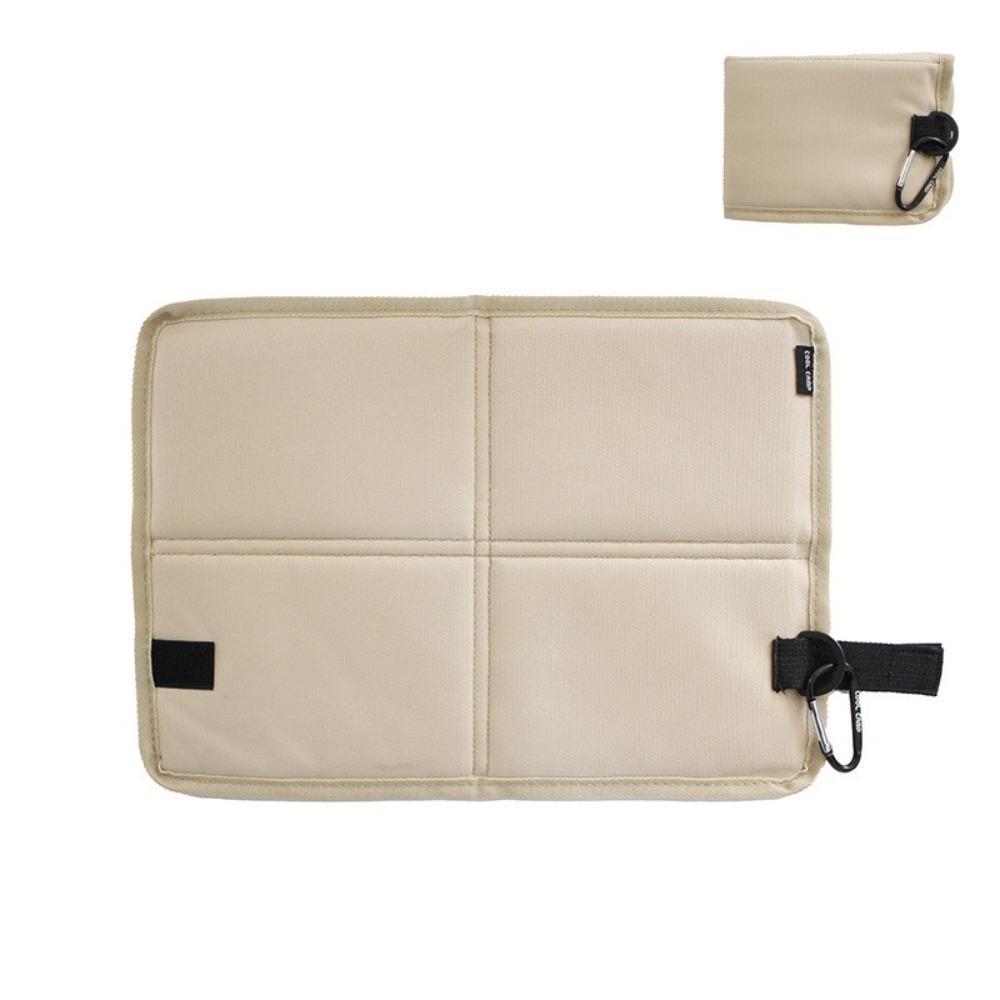 with Carabiner Folding Sitting Mat Durable Beach Chair Cushion Foldable Seat Cushion Hiking