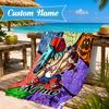 Custom Name Friday night Beach Towel Microfiber Beach Towel, Lightweight and Quick-Dry, for Summer Travel, Swimming Pool Gift