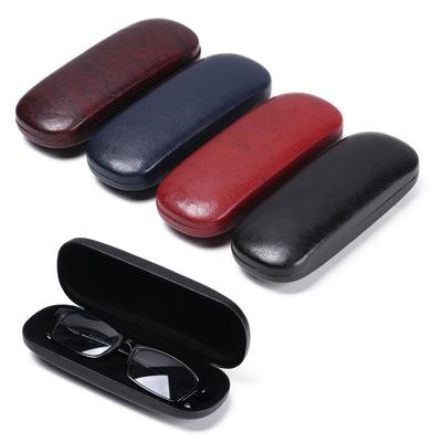 Водонепроницаемый жесткий защитный футляр для очков, кожаный футляр для очков, коробка для очков для чтения