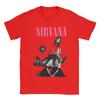Унисекс Футболка Nirvana Рок-группа Футболки Харадзюку Курт Кобей Пляжные Футболки Y2K Ретро Хлопковые Топы Большого Размера 6XL