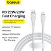 Кабель Baseus TPE 20 Вт USB C для 14 13 12 11 Pro Max XS Кабель быстрой зарядки Type C на Lighting Дата-кабель для iPad Macbook