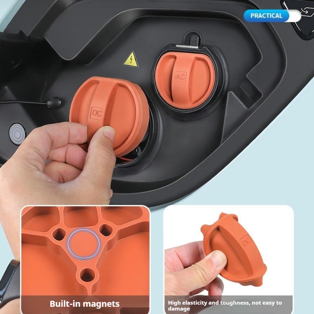 Fit For IM6 LS6 Zhiji LS6 2023-2026 Car Specialized Charging Port Waterproof Rain Cover Slow Charging Port Protective Cover